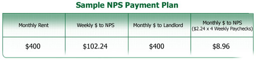 Sample NPS Payment Plan